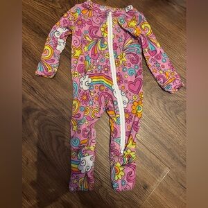 Colorful Kids One Piece Pajama Bamboo